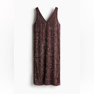 H&M Burgundy Maxi Dress